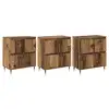 Image de Vidaxl armoire de rangement 3 pcs bois ancien 60 x 35 x 70 cm