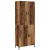 Image de Vidaxl haut armoire bois ancien 69,5 x 34 x 180 cm bois d'ingénierie