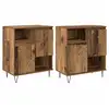 Image de Vidaxl buffet 2 pcs bois ancien 60 x 35 x 70 cm