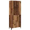 Image de Vidaxl haut armoire 2 pc bois ancien 69,5 x 34 x 180 cm