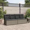 Image de vidaXL Banc de jardin Gris polyrotin 3394469