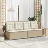 Image de Banc De Jardin Beige Polyrotin Vidaxl