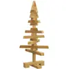 Image de Arbre De Noël En Bois Marron 60 Cm Bois Massif En Pin Vidaxl