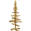 Image de Arbre De Noël En Bois Marron 90 Cm Bois Massif En Pin Vidaxl