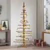 Image de Arbre De Noël En Bois Kotka Bois De Pin Massif Vidaxl