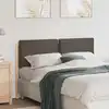 Image de Tête De Lit Capitonnée Gris Naturel Et Clair 120 Cm Pin Massif Vidaxl