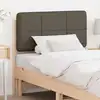 Image de Tête De Lit Capitonnée Marron Et Taupe 90 Cm Pin Massif Vidaxl