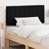 Image de Tête De Lit Capitonnée Marron Et Noir 100 Cm Pin Massif Vidaxl