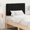 Image de Tête De Lit Capitonnée Marron Et Noir 75 Cm Pin Massif Vidaxl