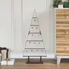 Image de Arbre De Noël En Métal Avec Support Noir 90 Cm Acier Vidaxl