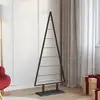 Image de Arbre De Noël En Métal Avec Support Noir 150 Cm Acier Vidaxl