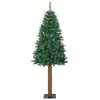 Image de Vidaxl sapin mince vert 210 cm pvc et bois de pin massif
