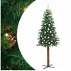 Image de Vidaxl sapin mince vert 210 cm pvc et bois de pin massif