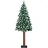 Image de Vidaxl sapin mince vert 180 cm pvc et bois de pin massif
