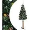 Image de Vidaxl sapin mince vert 180 cm pvc et bois de pin massif