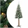Image de Vidaxl sapin mince vert 180 cm pvc et bois de pin massif