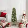 Image de Sapin De Noël Artificiel Vert 120 Cm Pvc Et Acier Et Plastique Vidaxl