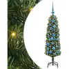 Image de Vidaxl sapin artificiel vert 120 cm pvc et acier et plastique