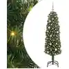 Image de Sapin De Noël Artificiel Vert 150 Cm Pvc Et Acier Et Plastique Vidaxl