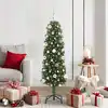Image de Sapin De Noël Artificiel Vert 150 Cm Pvc Et Acier Et Plastique Vidaxl
