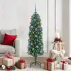 Image de Sapin De Noël Artificiel Vert 150 Cm Pvc Et Acier Et Plastique Vidaxl