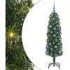 Image de Vidaxl sapin artificiel vert 150 cm pvc et acier et plastique