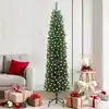 Image de Sapin De Noël Artificiel Vert 180 Cm Pvc Et Acier Et Plastique Vidaxl