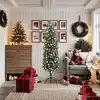 Image de Sapin De Noël Artificiel Vert 180 Cm Pvc Et Acier Et Plastique Vidaxl