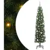 Image de Vidaxl sapin artificiel vert 180 cm pvc et acier et plastique