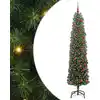 Image de Sapin De Noël Artificiel Vert 180 Cm Pvc Et Acier Et Plastique Vidaxl