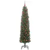 Image de Vidaxl sapin artificiel vert 180 cm pvc et acier et plastique