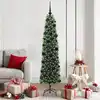 Image de Sapin De Noël Artificiel Vert 180 Cm Pvc Et Acier Et Plastique Vidaxl