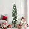 Image de Sapin De Noël Artificiel Vert 180 Cm Pvc Et Acier Et Plastique Vidaxl