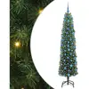 Image de Vidaxl sapin artificiel vert 180 cm pvc et acier et plastique