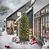 Image de Sapin De Noël Artificiel Vert 240 Cm Pvc Et Acier Et Plastique Vidaxl