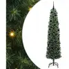 Image de Vidaxl sapin artificiel vert 240 cm pvc et acier et plastique
