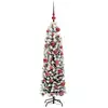Image de Vidaxl sapin artificiel vert 120 cm pvc et acier et plastique