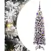 Image de Sapin De Noël Artificiel Vert 120 Cm Pvc Et Acier Et Plastique Vidaxl