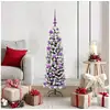 Image de Vidaxl sapin artificiel vert 120 cm pvc et acier et plastique