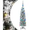 Image de Sapin De Noël Artificiel Vert 120 Cm Pvc Et Acier Et Plastique Vidaxl