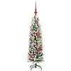 Image de Vidaxl sapin artificiel vert 120 cm pvc et acier et plastique