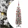 Image de Vidaxl sapin artificiel vert 150 cm pvc et acier et plastique