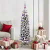 Image de Sapin De Noël Artificiel Vert 150 Cm Pvc Et Acier Et Plastique Vidaxl