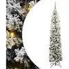 Image de Vidaxl sapin artificiel vert 210 cm pvc et acier et plastique