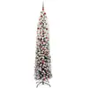Image de Vidaxl sapin artificiel vert 210 cm pvc et acier et plastique