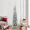Image de Sapin De Noël Artificiel Vert 210 Cm Pvc Et Acier Et Plastique Vidaxl