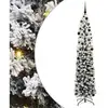 Image de Vidaxl sapin artificiel vert 240 cm pvc et acier et plastique