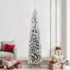 Image de Sapin De Noël Artificiel Vert 240 Cm Pvc Et Acier Et Plastique Vidaxl