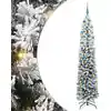 Image de Sapin De Noël Artificiel Vert 240 Cm Pvc Et Acier Et Plastique Vidaxl