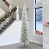 Image de Sapin De Noël Artificiel Vert 300 Cm Pvc Et Acier Et Plastique Vidaxl
